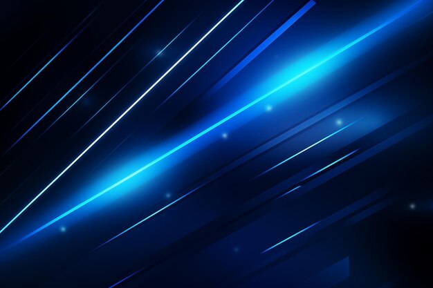 Blue abstract background with blue glowing geometric lines modern shiny blue diagonal rounded lines