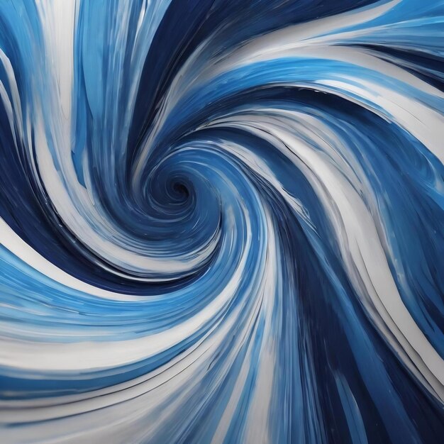 Синий абстрактный фон с сине-белым вихром