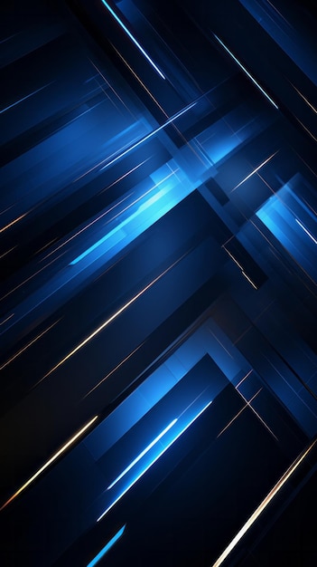 A blue abstract background with lines