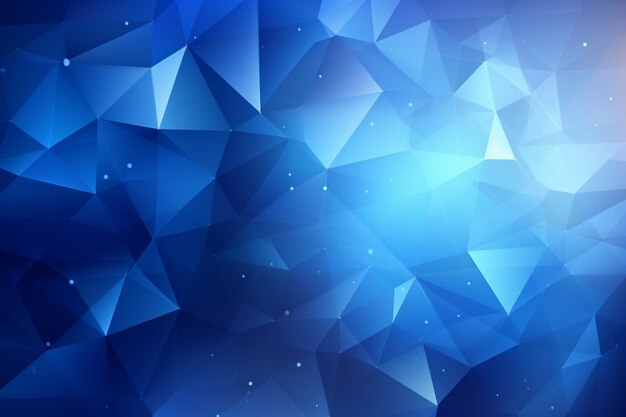 Blue abstract background with polygonal shapes