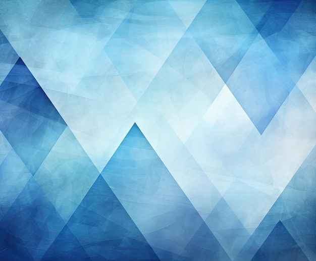 写真 三角形の青い抽象的な背景