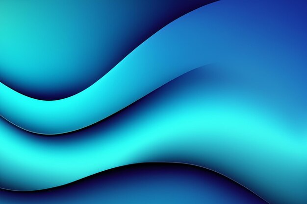 blue abstract gradient wave wallpaper