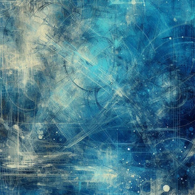 Blue abstract grunge texture background