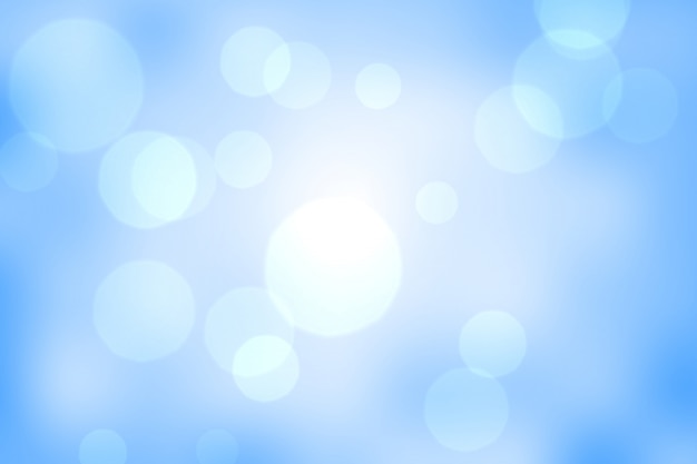 Photo blue abstract light spot design