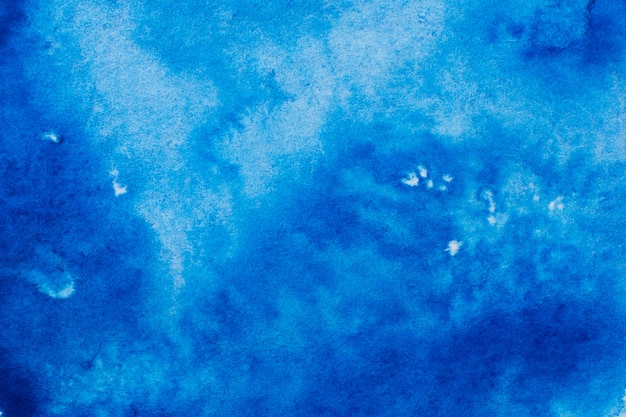 Photo blue abstract painted watercolor background.