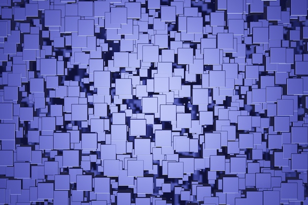 Foto blu texture astratta sfondo arte stile con forme cubiche
