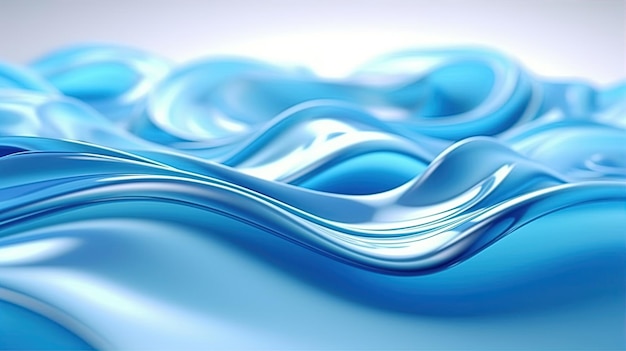 Blue abstract water waves background