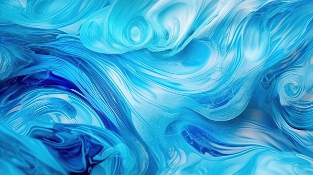 Blue abstract water waves background