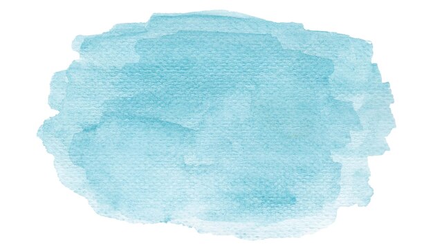 синий абстрактный акварельный фон с ручной росписью, пространство для копирования