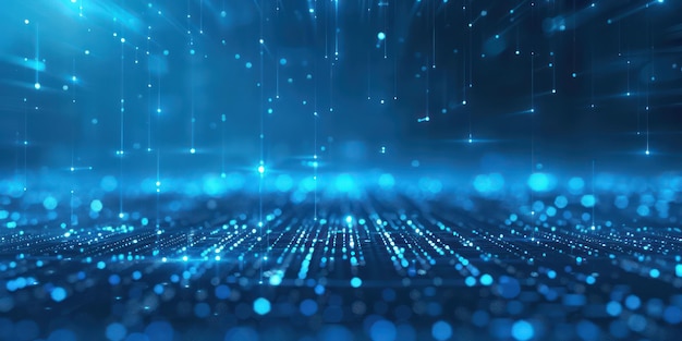 blue advanced data background diagram