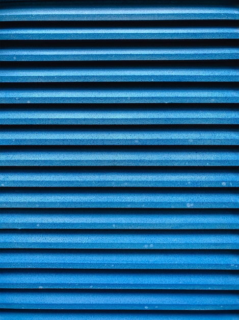 Blue aged metal siding wall texture background