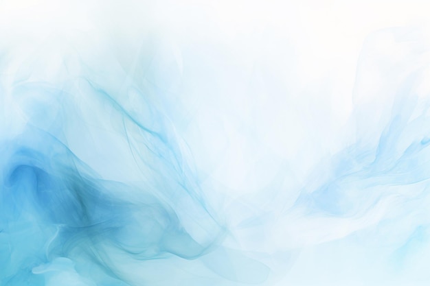 Фото Голубой и белый акварельный фон с мягким фокусом абстрактный дизайн фона генеративный ии