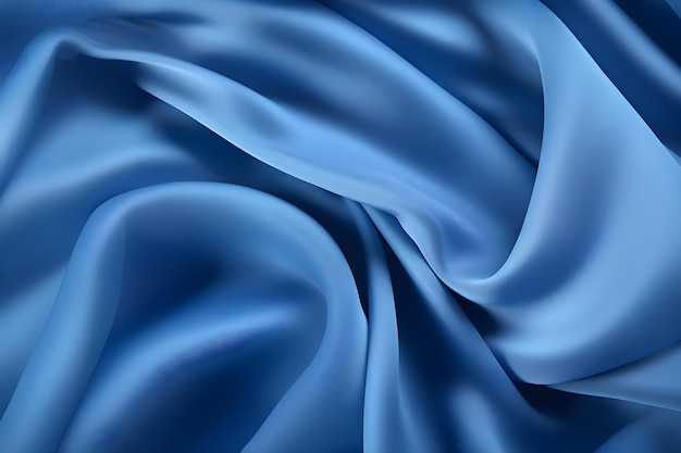 Blue background fabric satin texture