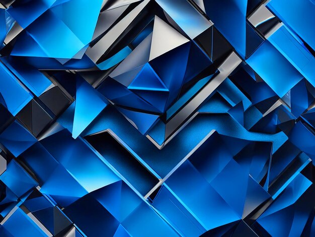 Photo blue background geometric wallpaper geometric shapes background abstract wallpaper design