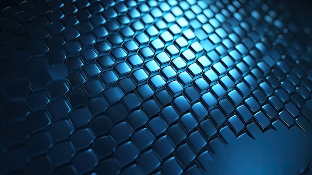 Photo blue background metal pattern 8k realistic