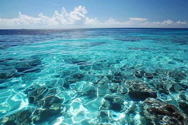 写真 水の青い背景