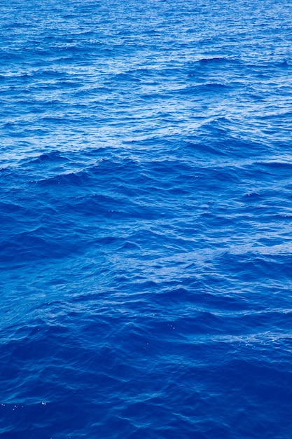 Blue background of sea water