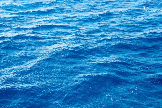 Photo blue background of water