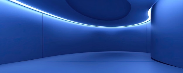 blue background with abstract light in the style of monochromatic shadows