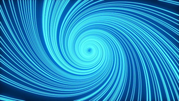 Blue background with abstract lines