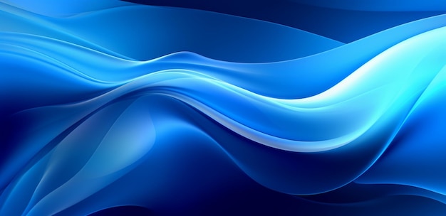 A blue background with a blue wave design.