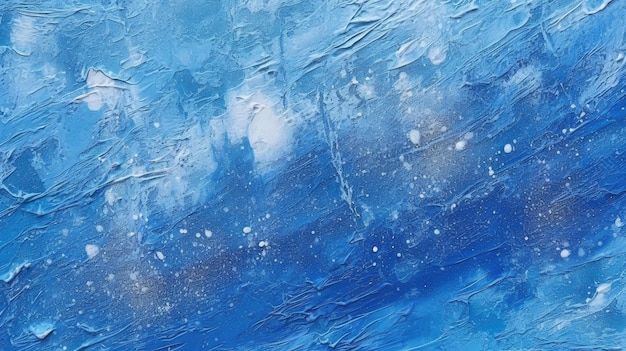 A blue background with bubbles and water