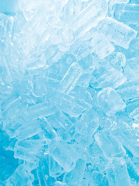 A blue background with ice crystals on it