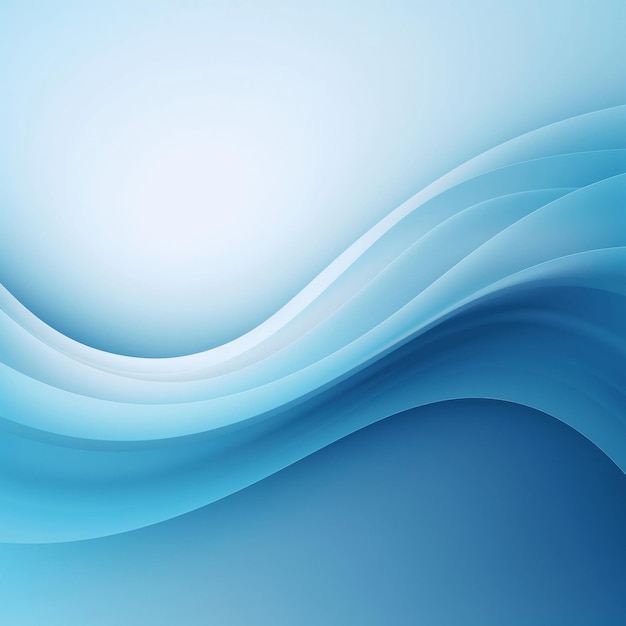 A blue background with a light blue wave design.