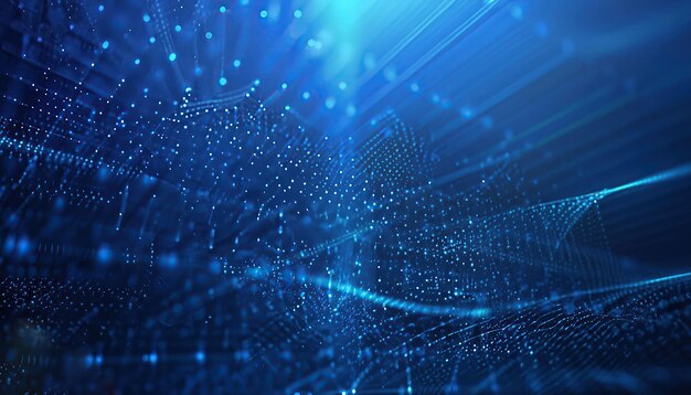 a blue background with lines and dots that say'digital '