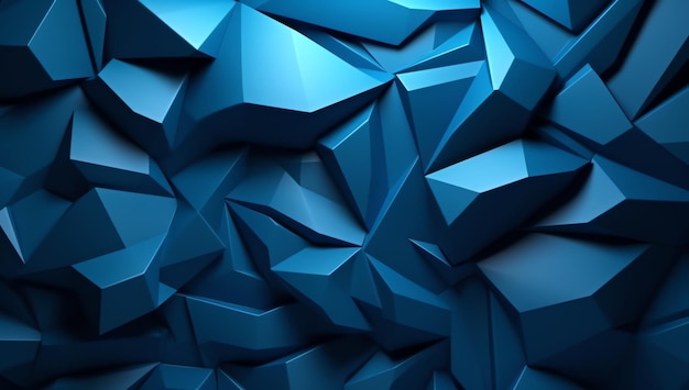 Blue background with a lot of triangles