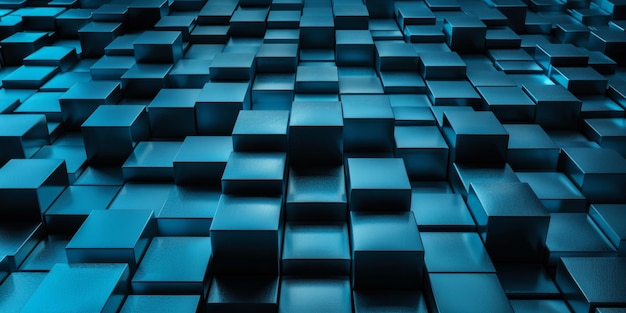 A blue background with many blue squares stock background