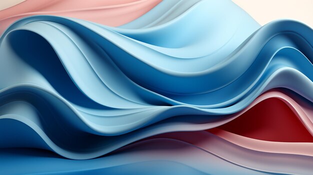 blue background with neat wavy shapes