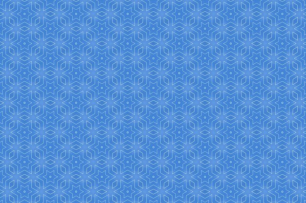 A blue background with a pattern of stars and lines