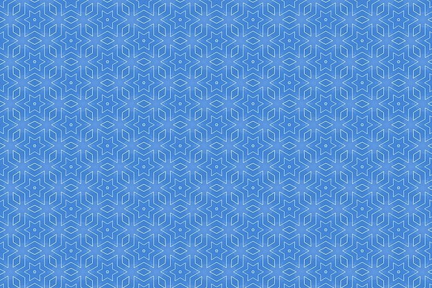 Photo a blue background with a pattern of stars and lines.