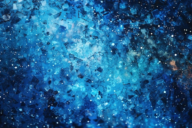 A blue background with a pattern of stars and the word star.