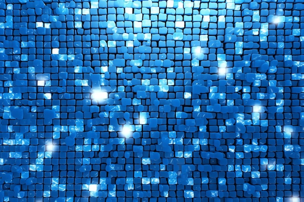 Photo a blue background with a pattern of stars