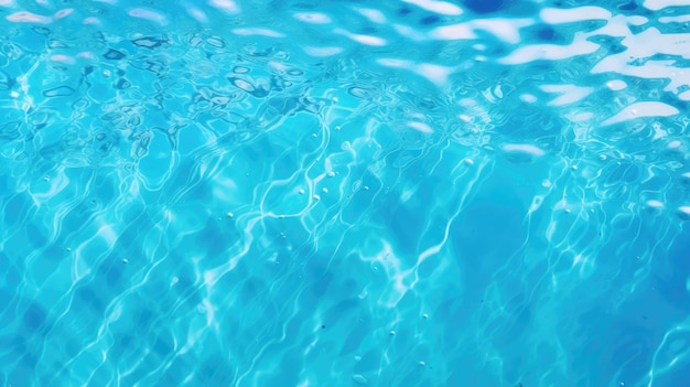 Blue background with pool water texture