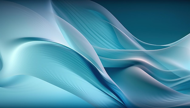 A blue background with a silk wavy pattern beautiful abstract 3D background