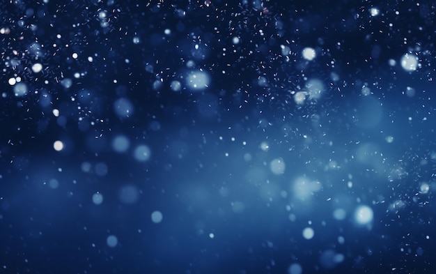 a blue background with snowflakes and a blue background