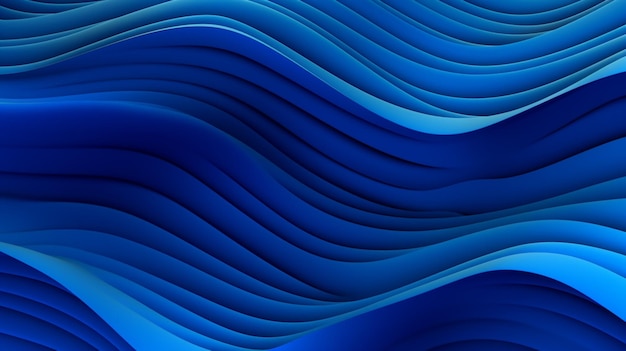 波状のパターンを持つ青い背景