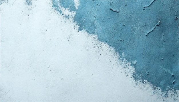 A blue background with white foam on it