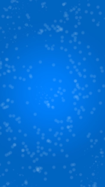 a blue background with white stars and snowflakes