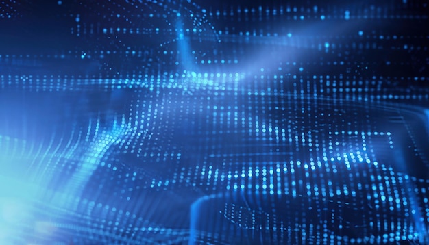 A blue background with the words'digital'on it