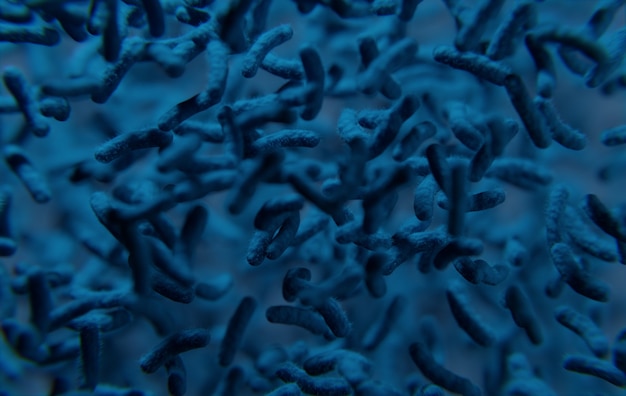 Blue bacterium