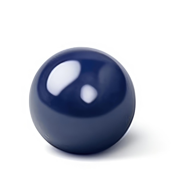 A blue ball with a white background and the number 3 on it