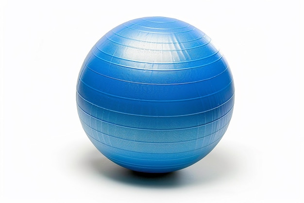 Photo a blue ball with the word  the word  on it