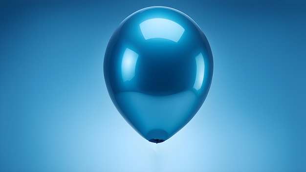 Фото Голубые шарики с голубой темой понедельника
