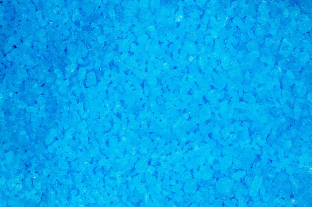 Blue bath salt texture