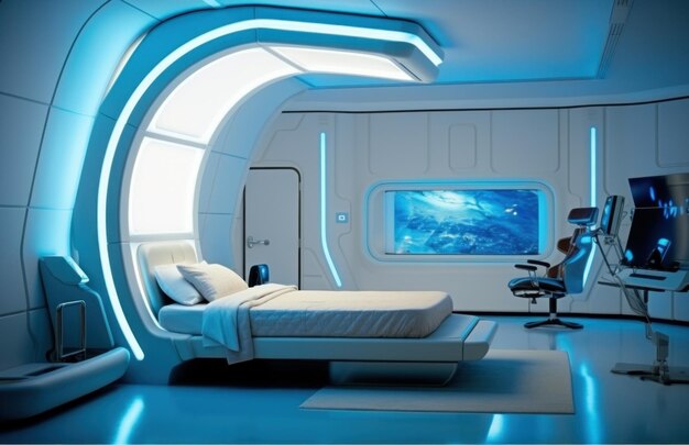 blue bedroom design