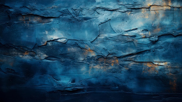 Blue and Black Grunge Wall Texture A Vintage and Rustic Backdrop for Art and Design Projects